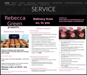 Rebecca Green Catering - New Home Delivery